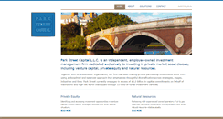 Desktop Screenshot of parkstreetcapital.com