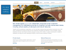 Tablet Screenshot of parkstreetcapital.com